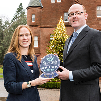 Fonab Castle Hotel & Spa achieves gold award Fonab Castle Hotel & Spa achieves gold award