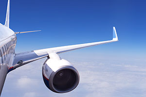 Greener travel - an aeroplane Greener travel - an aeroplane