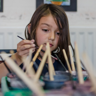 Easter workshop at Jackfield Tile Museum, Ironbridge