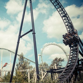 Rollercoasters at Thorpe Park