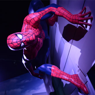Spiderman Staute at Madame Tussauds Blackpool Spiderman Staute at Madame Tussauds Blackpool