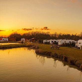 caravan holidays - a lakeside site