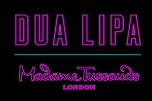 Dua Lipa advert for Madame Tussauds