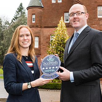 Fonab Castle Hotel & Spa achieves the gold standard with tourism's highest accolade