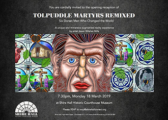 Artist bringing The Tolpuddle Martyrs artwork to life