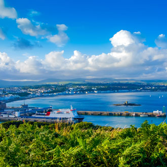 View of Isle Of Man from Best Western Palace Hotel and Casino