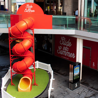 Liverpool ONE giant slide