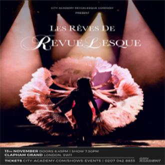 evueLesque, City Academy’s premier burlesque company returns to Clapham Grand this November with a sizzling new show! 